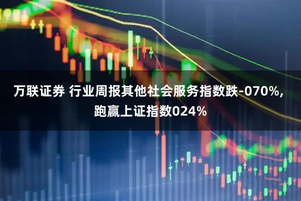 万联证券 行业周报其他社会服务指数跌-070%, 跑赢上证指数024%