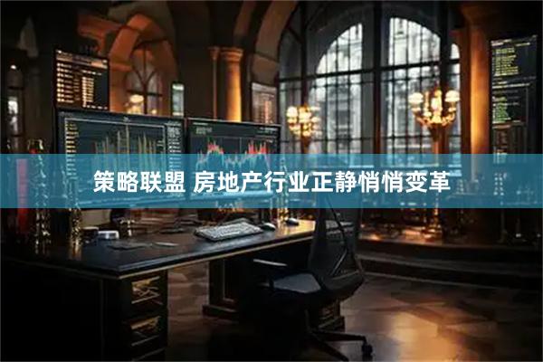 策略联盟 房地产行业正静悄悄变革