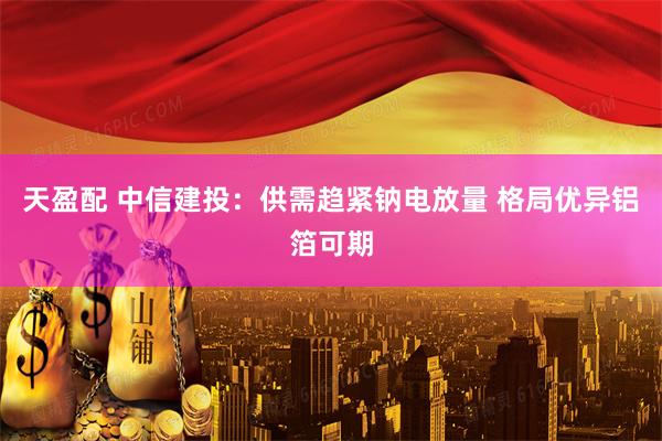 天盈配 中信建投：供需趋紧钠电放量 格局优异铝箔可期